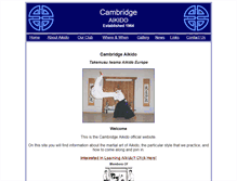 Tablet Screenshot of cambridge-aikido.com